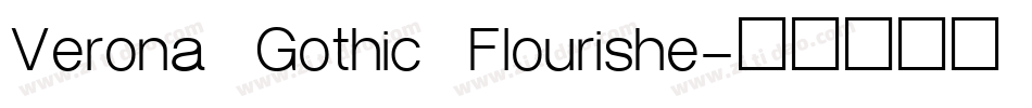 Verona Gothic Flourishe字体转换